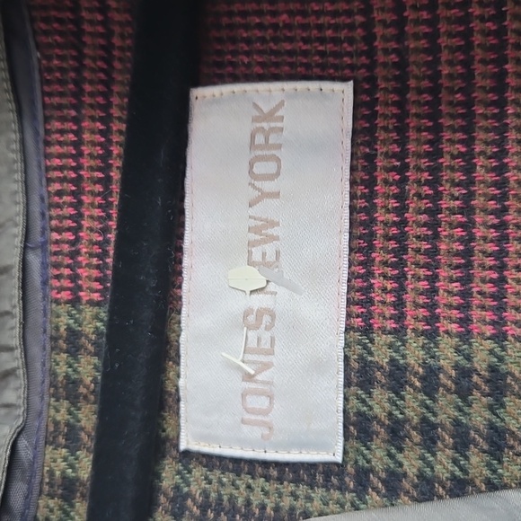 Jones New York metallic trench coat rain jacket - Picture 6 of 9